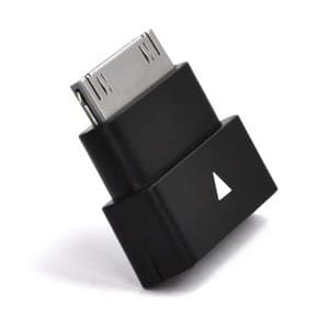 Cosmos Black Dock Extender 30-Pin Converter for iPhone 4, iPod ,iPad 2 + Free Cosmos Cable Tie