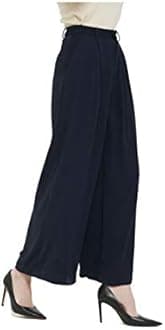 Tronjori Women High Waist Casual Wide Leg Long Palazzo Pants Trousers Regular Size