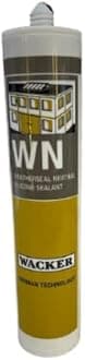 WACKER WN NEUTRAL WEATHER SEAL BLACK SILICON PACK OF 1