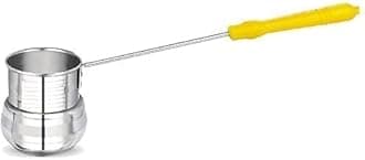 Stainless Steel Spoon, Canteen Server and Water Dispenser Ladle, Water Serving Spoon (250ml) (3)