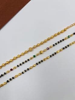 JHB Gold Plated Hand Bracelet Combo For Women