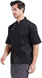 Nanxson Unisex Chef Coat Men's Long Sleeve Chef Jacket Restaurant Kitchen Cooking Chef Uniform CFM0057