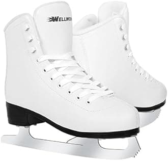 Ice Skates for Women, Adult Figure Skates for Men, Figure Skating Shoes with Velvety Lining for Indoor& Outdoor Rink,Ice Skates Size 5 6 7 8 9 10 11 and 2Y 3Y