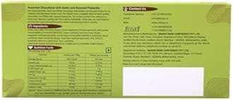 BILZEN Gourmet White Chocolates with Dates And Roasted Pistachio Gift Box | No Preservative| No Added Sugar | Healthy Snacks | 10 Piece, Pack of 1