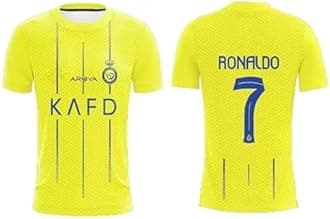 Sports Soccer New Nasser Yellow Back Jersey Tshirt 2023-2024 for Men & Boys