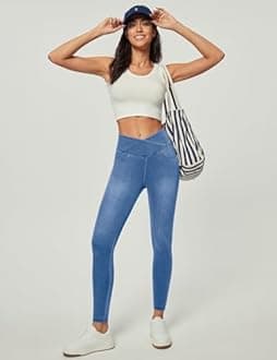 IUGA Women Jeans High Waisted Stretchy Jeans Jeggings for Women Pull on Skinny Jean with Pockets Trendy