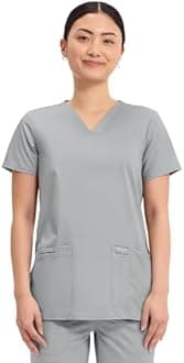 Cherokee womens Classic V-neck Top (pack of 1)