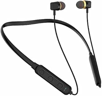 Bluetooth Earphones for vivo V29e / V 29 e Earphones Original Like Wireless Bluetooth Neckband in-Ear Headphones Headset with Mic, Deep Bass, Sports Earbuds (15 Hours, GLF2)
