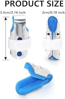 TAROYQASUL pediatric finger splint, 12 PCS Lightweight trigger finger splint Designed for finger brace Support Arthritis Relief Knuckle Straightening of Injured Fingers