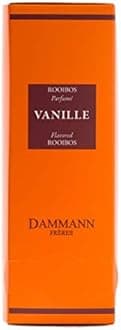 DAMMANN FRERES - Rooibos VANILLA Tea - 24 wrapped crystal envelopped tea bags