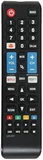 LED 317A Universal Remote Control for Chinese LCD LED and Non-Branded Smart TVs - Black (Please Match with Your Old Remote Before Placing an Order)