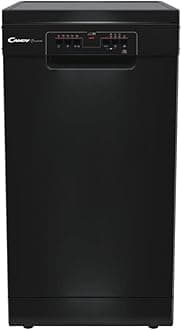CANDY CDPH 2L1049B-80 Freestanding 10 Place Setting Slimline 45cm Dishwasher, 5 Programmes, Quick wash, Black