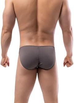 Summer Code Mens Bikini Briefs Soft Breathable Bulge Pouch Underwear Micro Mesh Panties Scrunch Butt Underpants