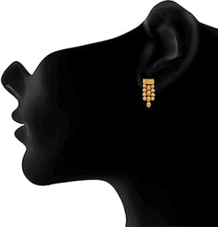 JFL - Jewellery for Less Gold Plated Necklace & Earrings Set for Women