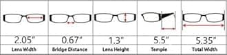 Eyekepper Men's Av2021-eyekepper-1ae1000a Mens Vintage Reading Glasses-5 Pack Include Reading Sunglasses for Men Outdoor Reading,Reader Eyeglasses Women