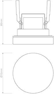 Astro Vancouver Round Polished Chrome Recessed Downlight Led Gu10 1229003