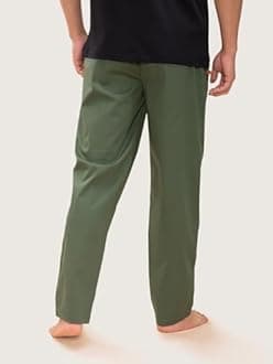 DAMENSCH Regular Fit Cotton Blend Woven Casual Style Pyjama Dual Pockets Breathable Microfibre Waistband Anti-Bacterial Stretchable Soft Comfortable Pyjama For Men