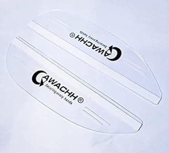 QAWACHH 2 pcs Car Side Mirror Rain Visor Guard, Silicone Auto Transparent Protective Film Cover Sticker, Side Mirror Rain Eyebrow for All Cars