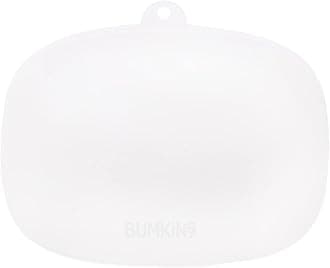 Bumkins Toddler and Baby Suction Plate, Divided Grip Dish Cover for Babies and Kids, Baby Led Weaning, Feeding Supplies, Store and Label Leftovers, Food Prep Portions, Fits Bumkins Large Tray