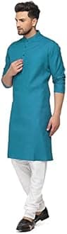 Men's Cotton Blend Straight Kurta