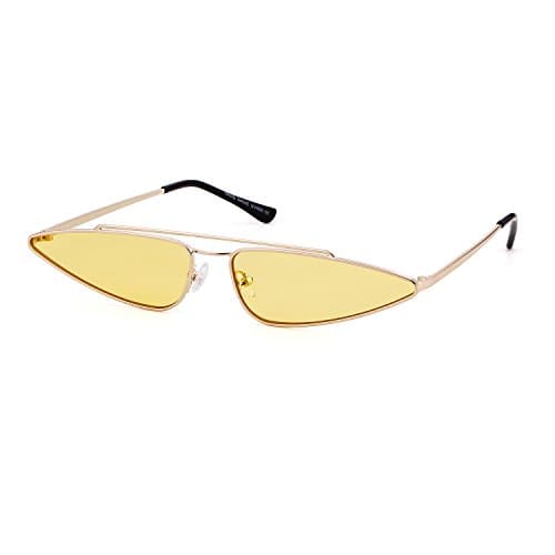 GIFIORE Cat Eye Metal Frame Sunglasses