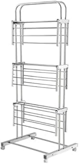 Boniry Foldable Cloth Stand for Drying Clothes, Premium Cloth Drying Stand, Space-Saving Clothes Stand for Drying Indoors & Outdoors, Durable Design, Easy to Use and Store