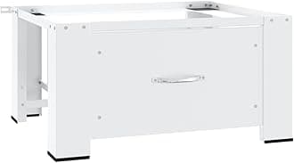 vidaXL Washing Machine Base with White Drawer Holder for Washing Machine