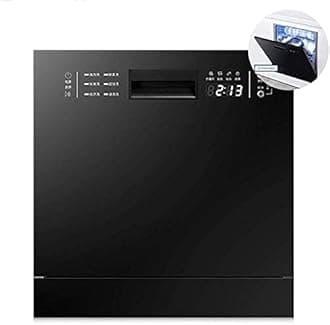 Automatic Dishwasher 10 Sets of Tableware Dishwasher for Household Use 8L Water Consumption for Drying Dishes，Energy-efficient -220V practical
