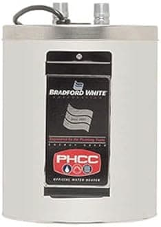 Bradford White 2 Gallon - Powerful Compact Energy Saver Electric Residential Water Heater, 120V