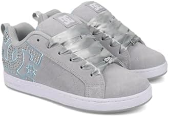 DC Women's Court Graffik Se, Grey/White, 36 EU
