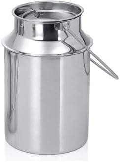 BHATI Stainless Steel Ghee can/Oil Container/Milk Pot/Milk Can (10 L)