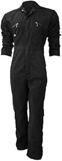 Dickies Redhawk Men's Work Suit with Zip - Black -