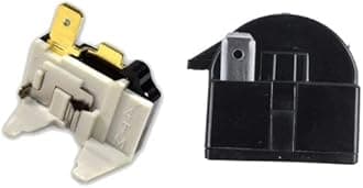 Refrigerator PTC Start Relay Overload 1 Pin L, color: black 1 Set