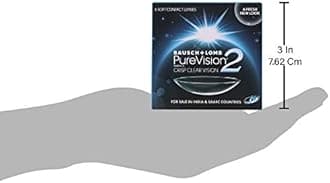 Bausch & Lomb Purevision2 Monthly Disposable Contact Lens (6 Lens Pack -10.00)