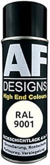 Alex Flittner Designs Rust Protection Paint 4-in-1 RAL 9001 Cream White Metal Protective Paint Spray Rust Protection Paint Spray Can