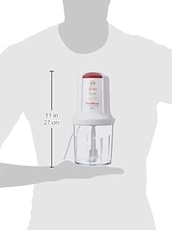 MOULINEX Vegetable Chopper | Multi Moulinette 2 Speeds Chopper | 500 W | 500 ml |White | 2 Years Warranty | AT711161