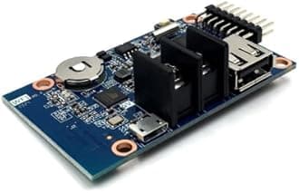 AL-QURAISH HUIDU HD WF1 WiFi FullColor LED Controller Card – for Scrolling Display Board, Wireless Digital Signage Control, Mobile App Operated for Advertising & Business LED Boards (HUIDU HD-WF1)