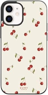 EVRY JEWELS Shock Absorbing Phone case Designed for iPhone, Strawberry Dreams, XS