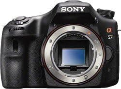 Sony Alpha SLT-A57 16.1 MP Exmor APS HD CMOS Sensor DSLR with Translucent Mirror Technology and 3D Sweep Panorama (Body Only) (OLD MODEL)
