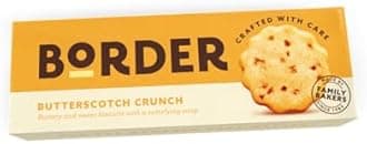 Border Biscuit Butterscotch Crunch - Made with Real Butter & Butterscotch - Deliciously Crunchy Treat - Perfect Food Gift for Biscuit Lovers - Pack of 7 x 135g