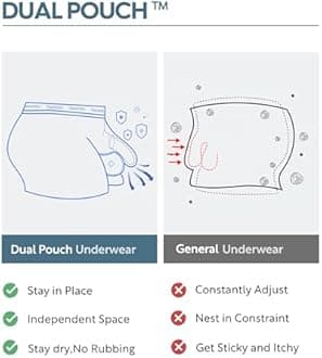 SEPARATEC Valentines Day Underwear For Men Dual Pouch Boxer Briefs Soft & Moisture Wicking Rayon From Bamboo Underwear men