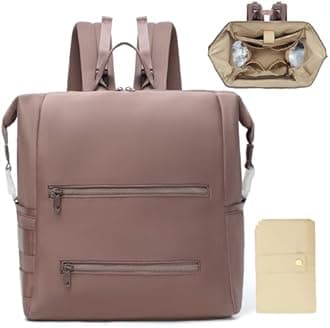 Omanmoli Diaper Bag Backpack, Large Neoprene Baby Bag for Boys Girls with 15 Diaper Bag Organizer