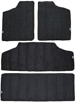 Heat Insulation Cotton Pad ，Compatible For Jeep Wrangler JK 2012-2017 Headliner Roof And Rear Window Insulation Kit 2 4 Doors(Black Roof)