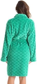 Just Love Velour Chevron Texture Bath Robes for Women