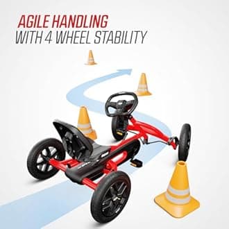 Berg Buddy Redster 24.20.55.00 Pedal Go-Kart Kart Children's Pedal Vehicle with High Safety Standard