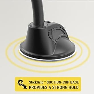 Scosche MXWDL Magnetic Cell Phone Holders for Your Car Dash/Windshield, Suction Cup Phone Holder Car Mount with Extra Strong Magnet, Thick Metal Plate Compatible with iPhone, Samsung and More, 2 Pack