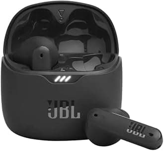JBL JBLTFLEXBLK, Standard, Wireless Noise Cancelling Earbuds - Black
