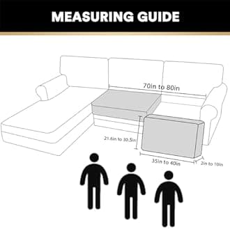 PrinceDeco Velvet Couch Cushion Cover Soft Stretch Cushion Slipcover for Chair Loveseat Sofa Cushion Furniture Protector Seat Cushion Sofa Cover (2 Piece Large Sofa Cushion Covers, Ivory)