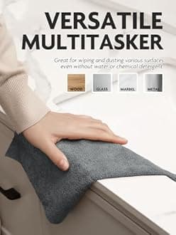 Fantasticlean Microfiber Cleaning Cloth Roll -75 Pack, Tear Away Towels, 12" x 12", Reusable Washable Rags (DimGray)