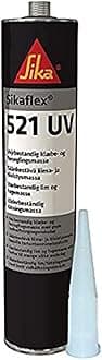 Sika Sikaflex 521 UV – Weathering Resistant Silane Terminated Polymer Adhesive Sealant – Age Resistant – Low Odour – Overpaintable – Black – 300ml